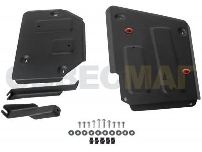 Защита топливного бака Автоброня, сталь 2 мм для Haval F7/F7x № 111.09416.1