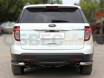 Защита задняя уголки 60 мм для Ford Explorer № FE2013_3