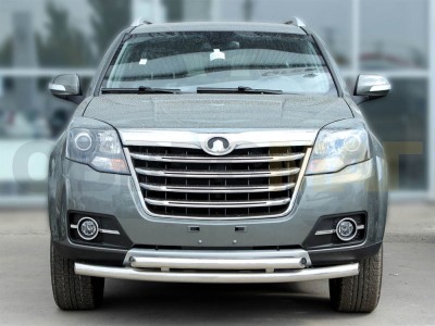 Защита передняя двойная 53-43 мм для Great Wall Hover H3 New № GWHH314 1