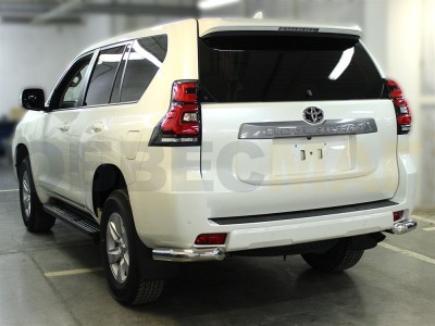 Защита задняя уголки 76 мм короткие для Toyota Land Cruiser Prado 150 № LCPR17_3.2