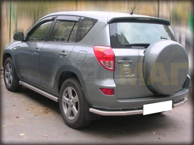 Защита задняя уголки 60 мм для Toyota RAV-4 № TRN 6