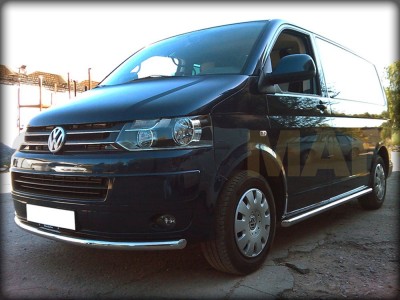 Пороги труба 60 мм для Volkswagen T5 № WLT510 2