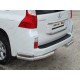 Защита задняя двойные уголки 76-42 мм ТСС для Lexus GX460 2010-2013
