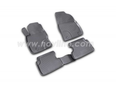 Коврики в салон Element полиуретан 4 штуки на Ford Focus 2 № s000.5