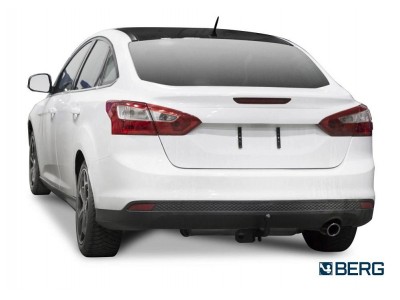 Фаркоп для Ford Focus 2 седан 2005-2011, Focus 3 седан 2011-2019 крепление шара на двух болтах
