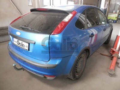 Фаркоп оцинкованный для Ford Focus 2003-2018, Ford Focus C-MAX 2003-2010, 2010-2019, Ford Grand C-MAX 2010-2019 быстросъемное крепление шара