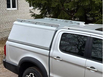 Экспедиционный багажник на крышу кунга Silver для Changan Hunter Plus 2.0 4WD 2023-н.в.