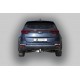 Фаркоп для Kia Sportage 4 рестайл 2018-2022, Hyundai Tucson рестайл, кроме авто с двигателем 2,4 л 2018-2021 съемное крепление шара под американский квадрат