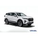 Порог-площадка "Black" F180ALB + комплект крепежа, RIVAL для Chery Tiggo 7 2019-2020/ 7Pro 2020-н.в./ 7Pro Max 2022-н.в./ Tiggo 8 2020-н.в,/ 8Pro 2021-н.в./ 8ProMax 2022-н.в./ Exeed LX 2022-н.в.