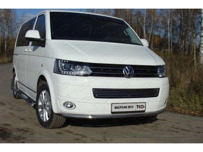 Защита переднего бампера 42 мм для Volkswagen Multivan/Caravelle № VWMULT13-01