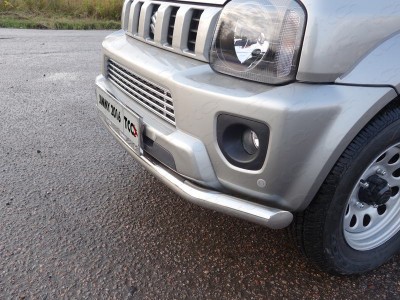Решетка радиатора нижняя 12 мм ТСС для Suzuki Jimny 2012-2018