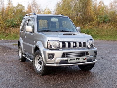 Решетка радиатора нижняя 12 мм ТСС для Suzuki Jimny 2012-2018