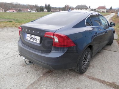 Фаркоп оцинкованный для Volvo S60 2010-2019, Volvo V60 2010-2019 условно-съемное крепление шара