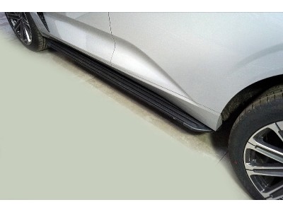 Пороги алюминиевые Slim Line Black 1920 мм для Changan UNI-K 2020 – н.в. CHANUNIK23-04B