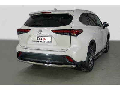 Защита заднего бампера 60 мм для Toyota Highlander № TOYHIGHL20-27