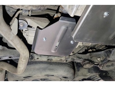 Защита заднего редуктора, алюминий 4 мм для Toyota Highlander № ZKTCC00473