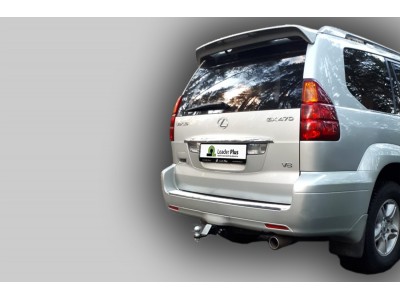 Фаркоп для Toyota Land Cruiser Prado J120 2002-2009, J150 2009-2023, Lexus GX 470 2002-2009, GX 460 2009-2023 съемное крепление шара под американский квадрат