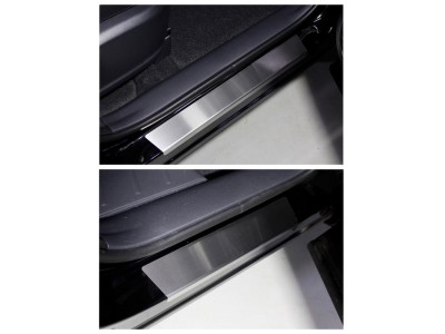 Накладки на пороги лист шлифованный 4 шт для Changan CS75 № CHANCS7520-02