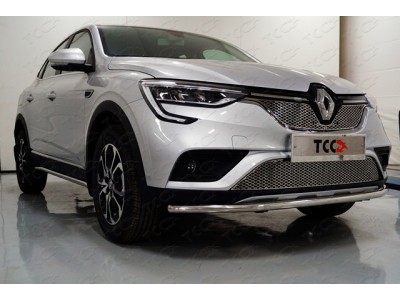 Защита переднего бампера 42 мм для Renault Arkana № RENARK19-16