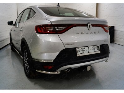 Защита задняя уголки 42 мм для Renault Arkana № RENARK19-22