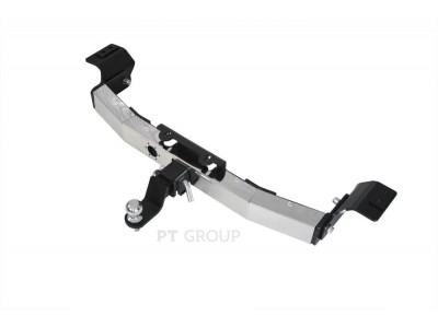 Фаркоп с нержавеющей накладкой для Toyota Land Cruiser Prado J120 2003-2009, J150 2009-2023, Lexus GX 470 2003-2009, GX 460 2009-2023 съемное крепление шара под американский квадрат №TPR-09-991124.00