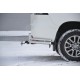 Фаркоп с нержавеющей накладкой для Toyota Land Cruiser Prado J120 2003-2009, J150 2009-2023, Lexus GX 470 2003-2009, GX 460 2009-2023 съемное крепление шара под американский квадрат