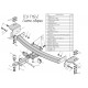 Фаркоп для Toyota Land Cruiser Prado J120 2002-2009, J150 2009-2023, Lexus GX 470 2002-2009, GX 460 2009-2023 съемное крепление шара под американский квадрат
