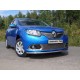 Защита переднего бампера 42 мм ТСС для Renault Sandero 2015-2021