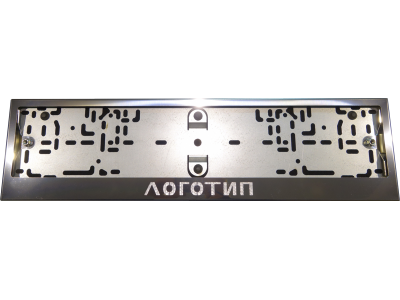 Рамка номерного знака Renault Sandero (комплект) ТСС для Любые