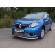 Защита переднего бампера 42 мм ТСС для Renault Sandero 2015-2021