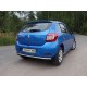 Защита заднего бампера 42 мм ТСС для Renault Sandero 2015-2021