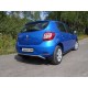 Защита заднего бампера волна 42 мм ТСС для Renault Sandero 2015-2021