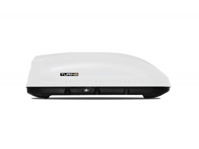 Бокс-багажник на крышу аэродинамический белый Turino Compact 360 л №UNI-XX-441401.44