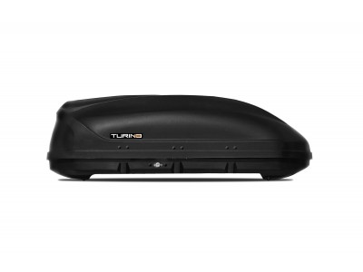 Бокс-багажник на крышу аэродинамический черный Turino Compact 360 л №UNI-XX-441401.33