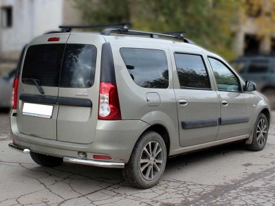 Защита заднего бампера "уголки" d-53 для Lada Largus 2012 – н.в. LL_3