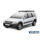 Алюминиевый багажник 1730x1000 мм для Lada Largus 2012-2022 на рейлинги
