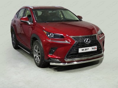 Защита переднего бампера 60 мм для Lexus NX № LEXNX17-20