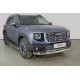 Защита передняя нижняя длинная (овальная) 75х42 мм ТСС для Haval Dargo 2.0 2022 – н.в.