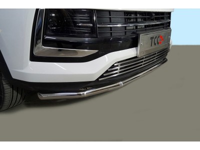 Защита передняя нижняя 42,4 мм ТСС для JAC JS4 2020 – н.в.