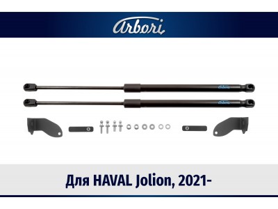 Упоры капота для HAVAL Jolion, 2021-н.в., к-т 2 шт. / Хавал Джолион №ARBORI.HD.055103