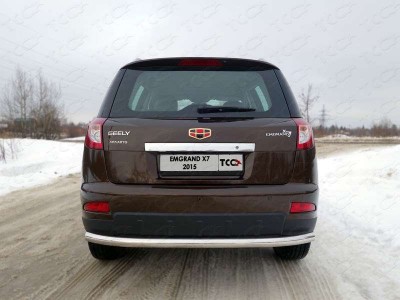 Защита заднего бампера 60 мм для Geely Emgrand X7 № GEELEMGX715-14