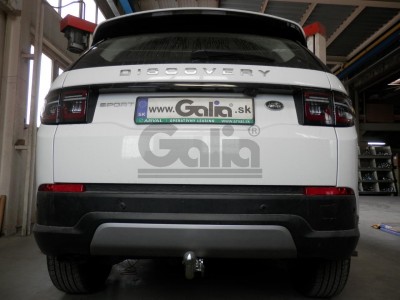 Фаркоп оцинкованный для Land Rover Discovery Sport 5-местная версия (с запасным колесом в багажнике) 2019-н.в. условно-съемное крепление шара