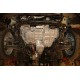 Защита картера двигателя, КПП (2 мм, сталь) для Chevrolet Captiva 2011-2014 (V = 2.4 167 л.с. АКПП 4WD), Opel Antara 2010-2014 (V = 2.4)