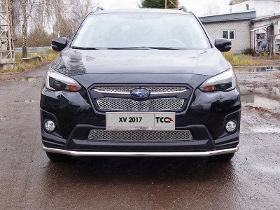 Защита переднего бампера 42 мм для Subaru XV № SUBXV17-19