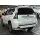 Защита заднего  бампера  "уголки" d-76+43 для Toyota Land Cruiser Prado 150 STYLE 2019 – н.в.