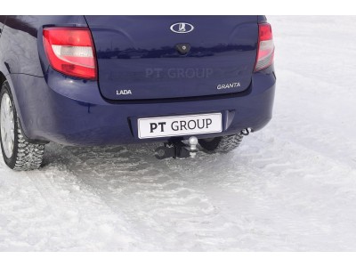 Фаркоп для Lada Granta седан/лифтбек 2011-н.в., Lada Kalina Cross 2014-2018, Lada Kalina 2 2194 универсал 2013-2018, Datsun on-DO 2014-2020 съемное крепление шара под американский квадрат