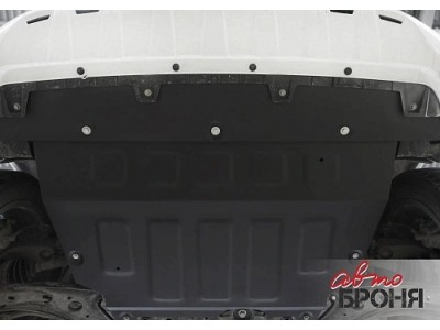 Защита картера+КПП+ комплект крепежа, АвтоБРОНЯ, сталь для HAVAL Jolion 1.5 2021- н.в.