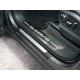 Накладки на пороги шлифованный лист надпись Quattro ТСС для Audi Q7 2015-2021