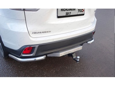 ТСУ Фаркоп ТСС надпись Highlander, шар E нержавеющий для Toyota Highlander № TCU00060N