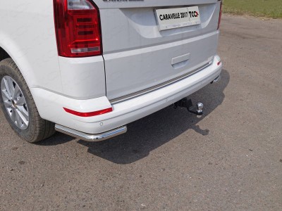 Защита задняя уголки 42 мм ТСС для Volkswagen Transporter T6 2015-2021